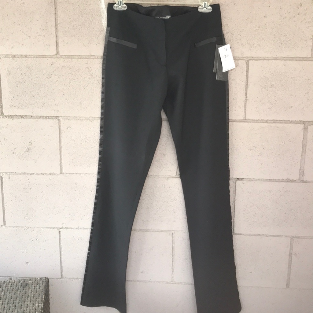 Paige Black Tuxedo Pants. Nwt